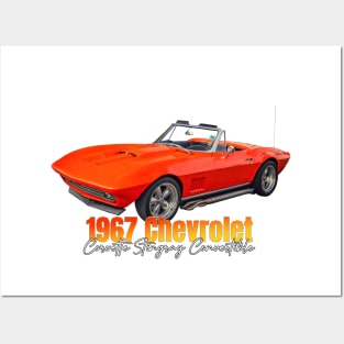 1967 Chevrolet Corvette Stingray Convertible Posters and Art